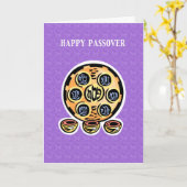 Carte "de pâque heureuse" (Fleur jaune)