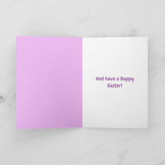 Carte de Pâques (Intérieur)