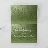 Carte de Pâques à deux lapins (Intérieur)