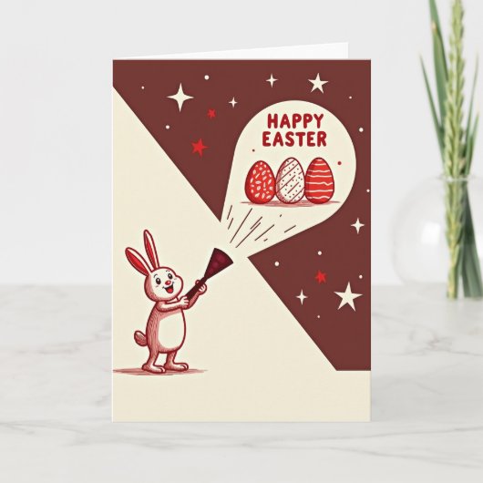 Carte de Pâques à motif festif (Devant)