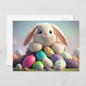 Carte de Pâques adorable (Devant / Derrière)