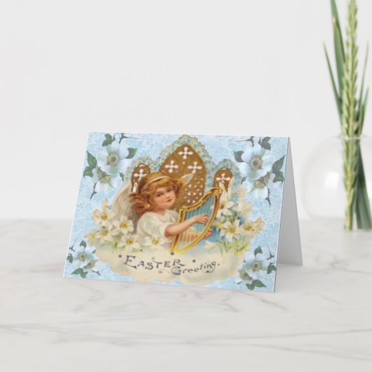 Carte de Pâques Angel Religieux (Devant)