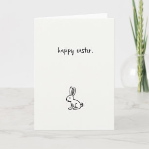 Carte de Pâques Art Animal Joyeux