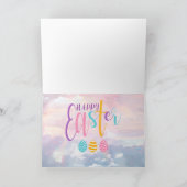 Carte de Pâques aux oeufs décorés tchèques (Intérieur)