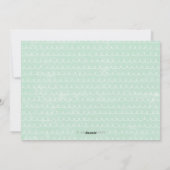 Carte de Pâques aux oeufs en couche - Indigo (Dos)