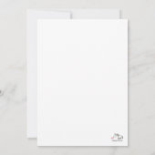 Carte de Pâques avec cheval et lapin (Dos)