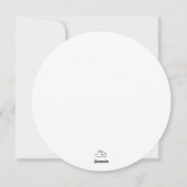 Carte de Pâques avec cheval sucré et lapin de Pâqu (Dos)