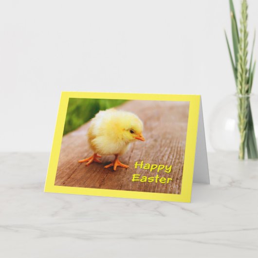 Carte de Pâques avec Chou Jaune (Devant)