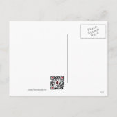 Carte de Pâques avec croix fleurie (Dos)