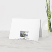 Carte de Pâques avec des perce-neiges (Dos)