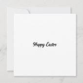 Carte de Pâques avec des poussins mignons et des f (Dos)