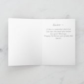 Carte de Pâques avec le lis (Intérieur)
