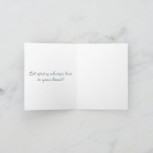 Carte de Pâques avec une image d'un pug (Intérieur)