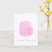 Carte de Pâques avec verset sur la Croix de la Rés (Fleur jaune)