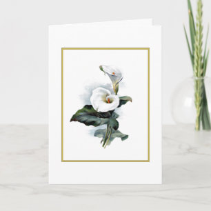Carte de Pâques Calla Lily