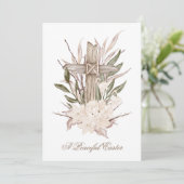 Carte de Pâques Carte de Croix Paisible Pâques Il  (Debout devant)