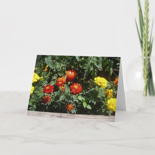 Carte de Pâques "Comme un ballon de caoutchouc rou (Devant)