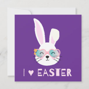 Carte de Pâques Cool Bunny Love