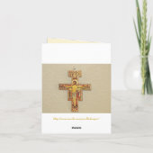 Carte de Pâques--Croix franciscaine (Dos)