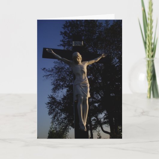 Carte de Pâques "Crucifiée" (Devant)