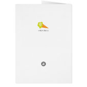 Carte de Pâques Cute Cat (Dos)