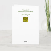 Carte de Pâques Daisy Trio (Dos)