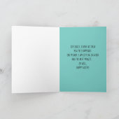 Carte de Pâques de chat amusant (Intérieur)