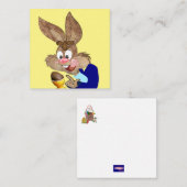 Carte de Pâques de Lapin (Devant / Derrière)
