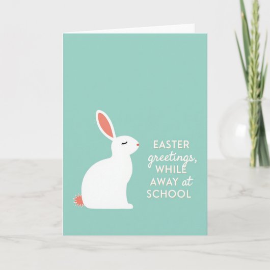 Carte de Pâques de l'école du Gentil Lapin (Devant)