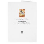 Carte de Pâques de lièvre étoilée (Dos)