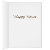 Carte de Pâques de lièvre étoilée (Intérieur (Droit))