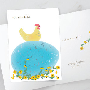 Carte de Pâques de Maman à Enfant Adulte