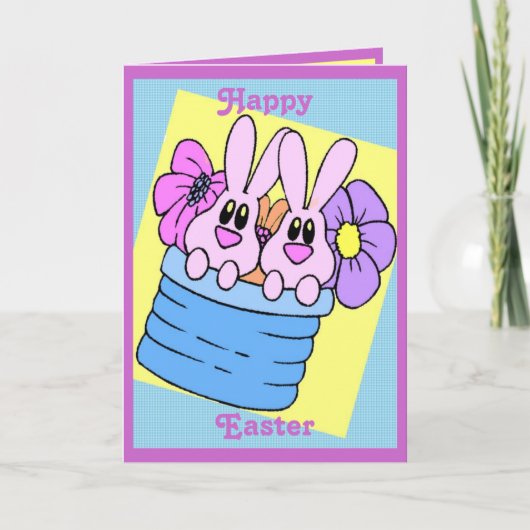 Carte de Pâques des offres Bunnies (Devant)