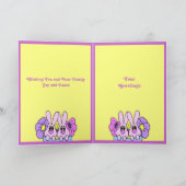 Carte de Pâques des offres Bunnies (Intérieur)