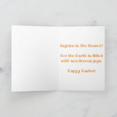 Carte de Pâques « Descente de l'abri » (Intérieur)