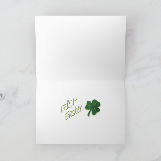 Carte de Pâques d'Irlandais (Intérieur)