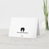 Carte de Pâques double cadeau lapin (Dos)