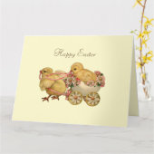 Carte de Pâques douce (Fleur jaune)