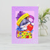 Carte de Pâques douce (Debout devant)