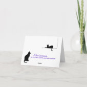 Carte de Pâques douce avec le lapin (Dos)