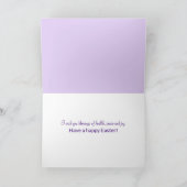 Carte de Pâques en ce moment spécial (Intérieur)