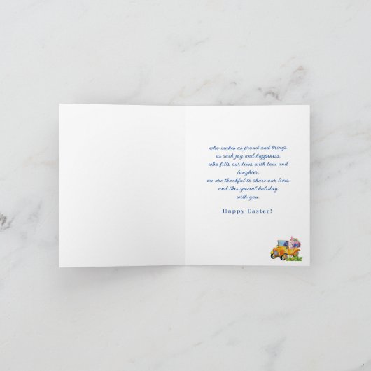 Carte de Pâques - Fils spécial (Intérieur)