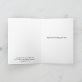 Carte de Pâques Fleur de Lys Calla Blanc (Intérieur)