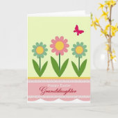 Carte de Pâques florale pastel (Fleur jaune)