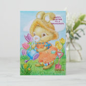 Carte de Pâques Grandsons personnalisée (Debout devant)