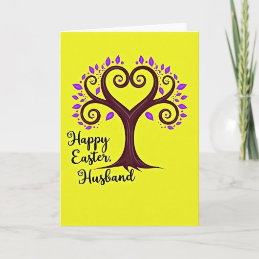 Carte de Pâques Heart Tree (Devant)