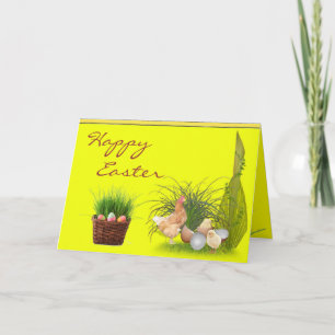 Carte de Pâques heureuse
