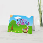 Carte de Pâques heureuse (Devant)