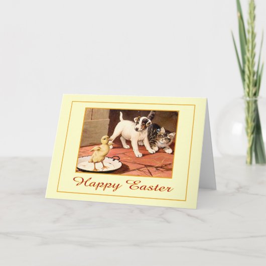 Carte de Pâques heureuse (Devant)