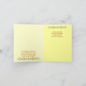 Carte de Pâques heureuse dans le Latvian (Intérieur)